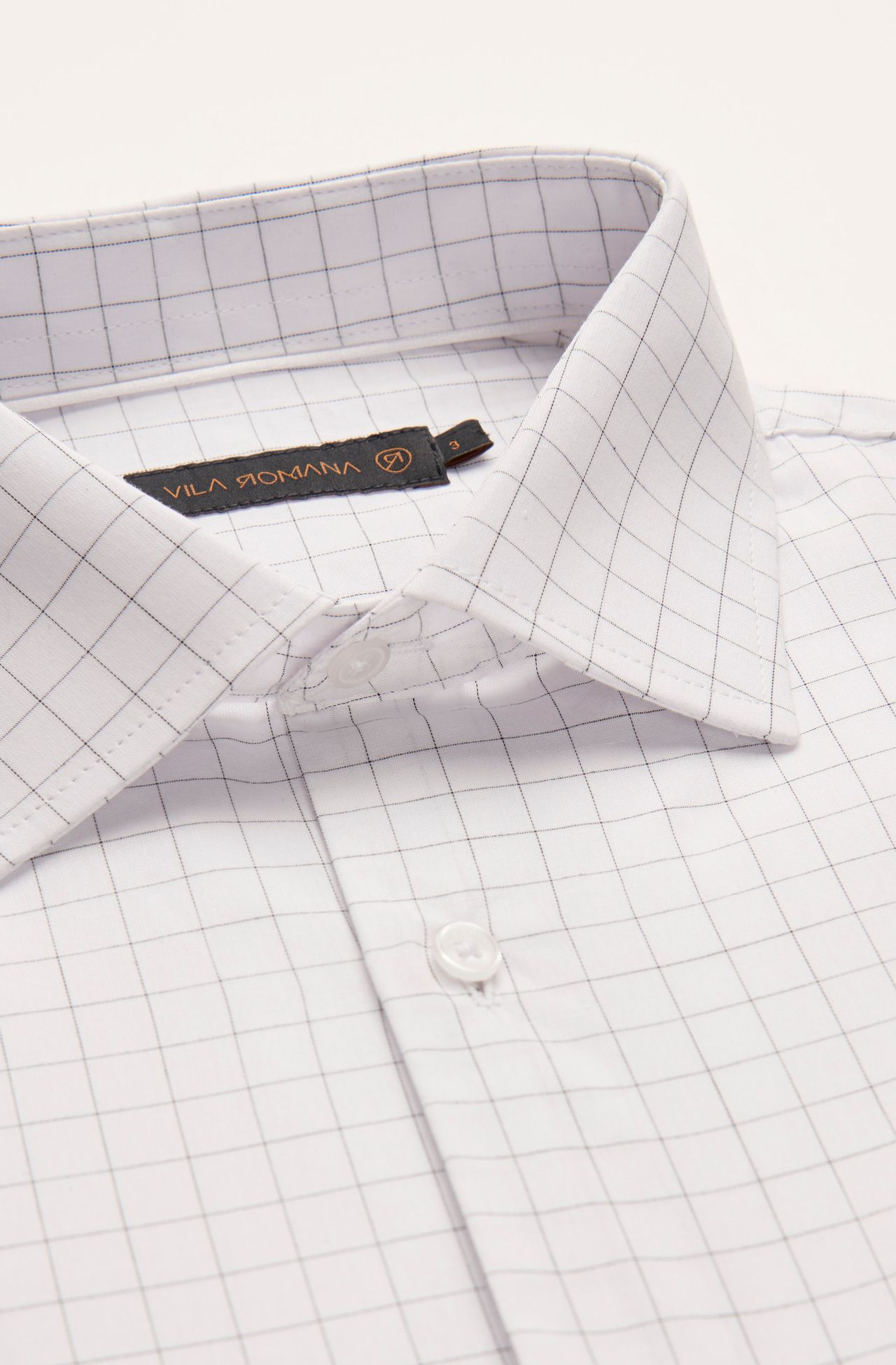 Camisa Work Xadrez Preto Com Fundo Branco - 2504xwz48891 - vilaromana-mobile