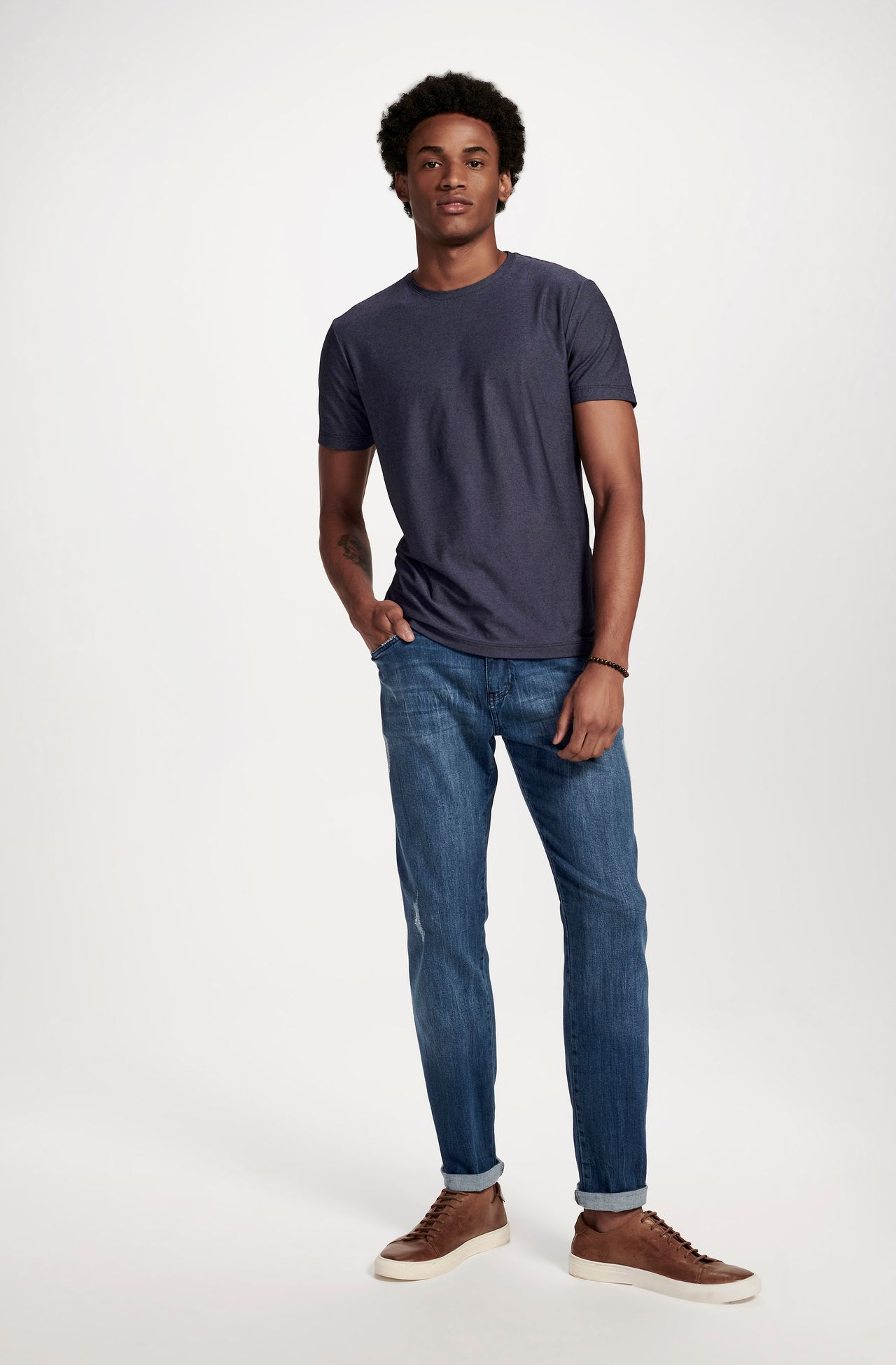 Calça Jeans Super Stone Basic Fit Azul Claro - 4246bcz00221